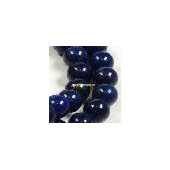 Ásványgyöngy gömb, 8 mm, Lápisz lazuli