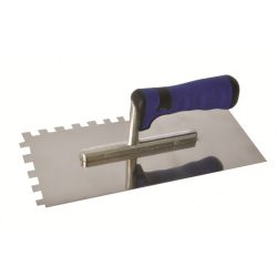 Glettelő kék SOFT 280x130 mm/ 12x12 mm (inox)