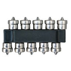   Gipszkarton behajtófej készlet fém házas PH2 (10db/cs), Bautool