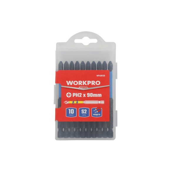 Csavarbehajtó bit impact 100mm, PH2, 10 db/cs, Workpro