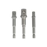 Átalakító adapter készlet (1/4", 3/8",1/2"), Workpro