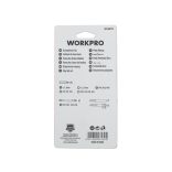 Bitkészlet karabinerrel 25 mm 20 db, Workpro