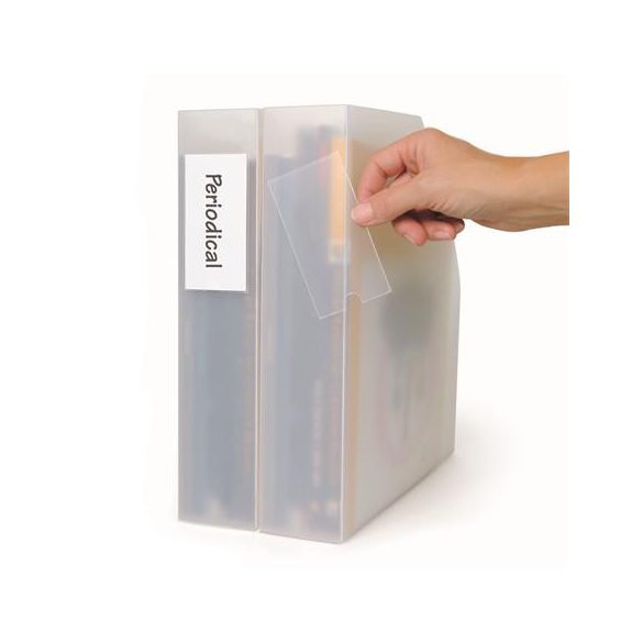 Címketartó zseb, 55 x 102 mm, öntapadó, DJOIS