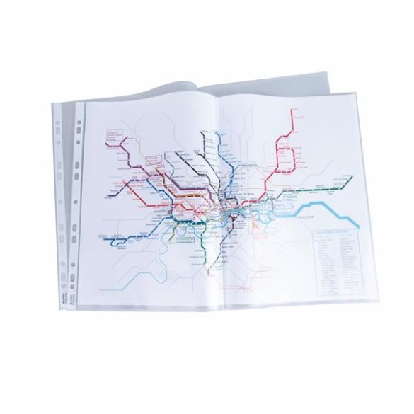 Genotherm, lefűzhető, A3, fekvő, 120 mikron, narancsos felület, DONAU