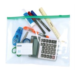 Irattartó tasak, A/4, PVC, simítózáras, DONAU