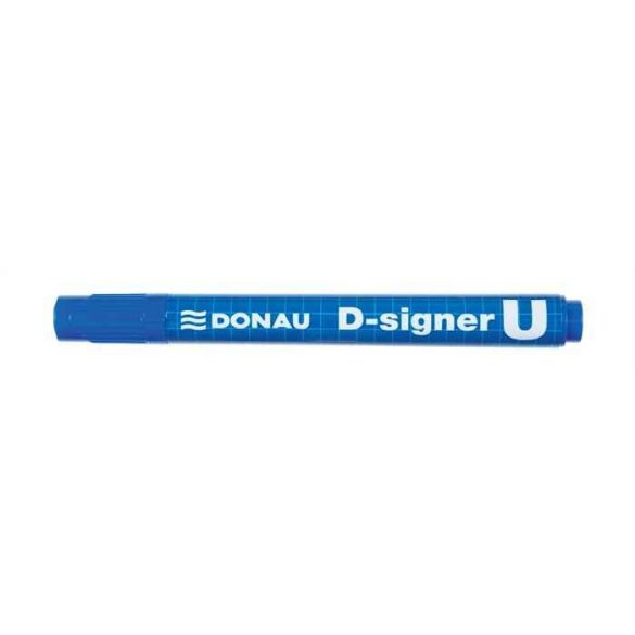 Alkoholos marker, 2-4 mm, kúpos, DONAU "D-signer U"