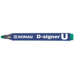   Alkoholos marker, 2-4 mm, kúpos, DONAU "D-signer U", zöld