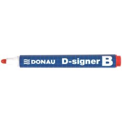  Táblamarker, 2-4 mm, kúpos, DONAU "D-signer B", piros