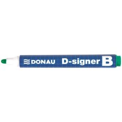   Táblamarker, 2-4 mm, kúpos, DONAU "D-signer B", zöld