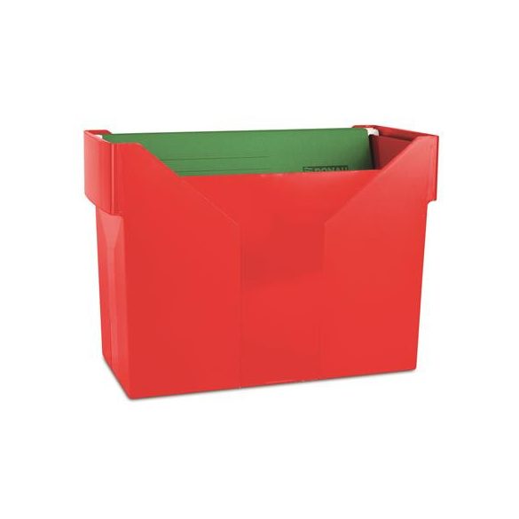 Függőmappa tároló, műanyag, 5 db függőmappával, DONAU