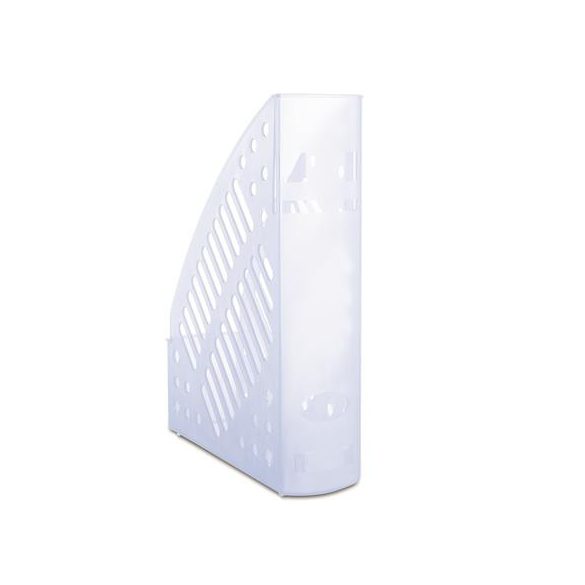 Iratpapucs, műanyag, 70 mm, DONAU, áttetsző kék