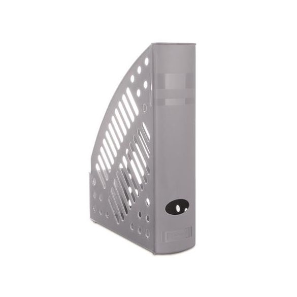 Iratpapucs, műanyag, 70 mm, DONAU, szürke