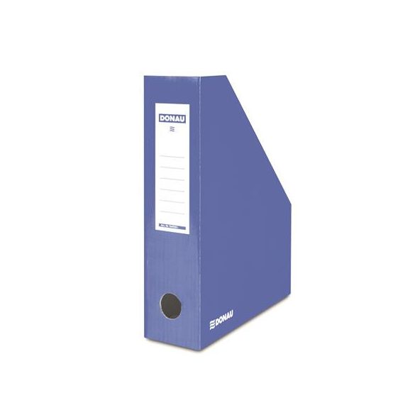 Iratpapucs, karton, 80 mm, DONAU, kék