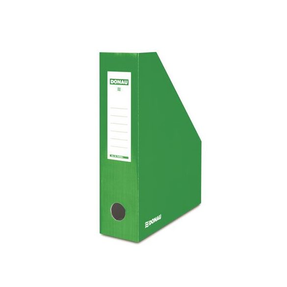 Iratpapucs, karton, 80 mm, DONAU, zöld