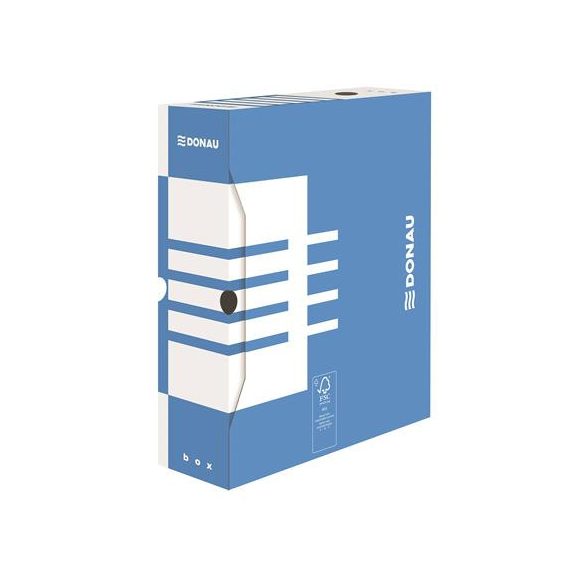 Archiváló doboz, A/4, 100 mm, karton, DONAU, színes