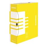 Archiváló doboz, A/4, 100 mm, karton, DONAU, színes