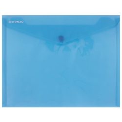 Irattartó tasak, A5, PP, patentos, DONAU, kék