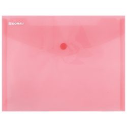 Irattartó tasak, A5, PP, patentos, DONAU, piros