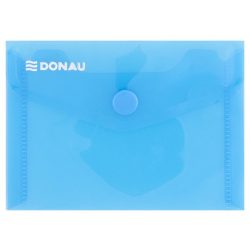 Irattartó tasak, A7, PP, patentos, DONAU, kék