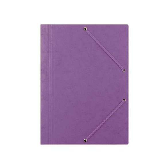 Gumis mappa, prespán, A/4, DONAU "Premium", lila