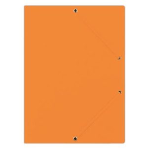 Gumis mappa, prespán, A/4, DONAU "Premium", narancssárga