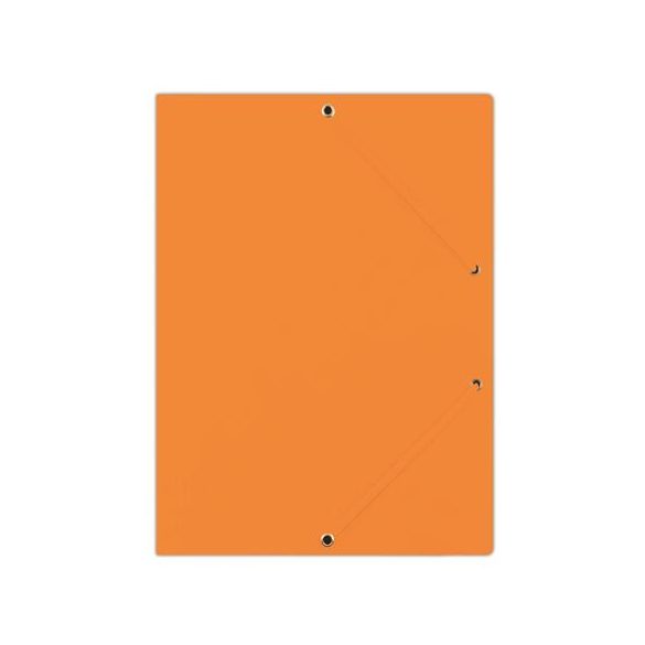 Gumis mappa, prespán, A/4, DONAU "Premium", narancssárga