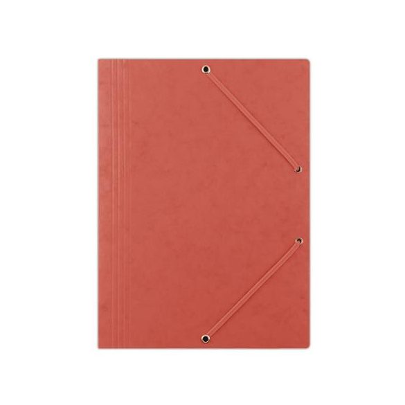 Gumis mappa, prespán, A/4, DONAU "Premium", piros
