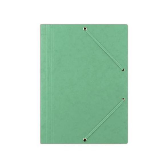 Gumis mappa, prespán, A/4, DONAU "Premium", zöld