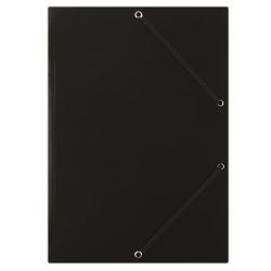 Gumis mappa, karton, A/4, DONAU "Standard", fekete