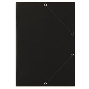 Gumis mappa, karton, A/4, DONAU "Standard", fekete