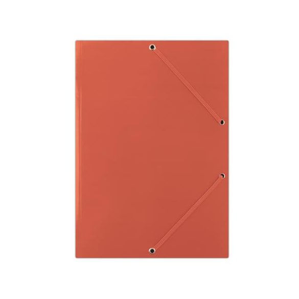 Gumis mappa, karton, A/4, DONAU "Standard", piros