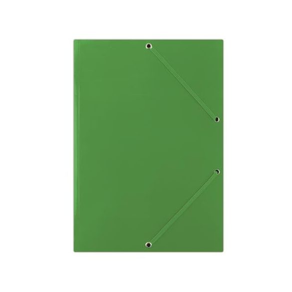 Gumis mappa, karton, A/4, DONAU "Standard", zöld
