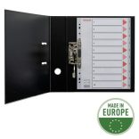 Regiszter, műanyag, A/4, 1-10, ESSELTE, szürke