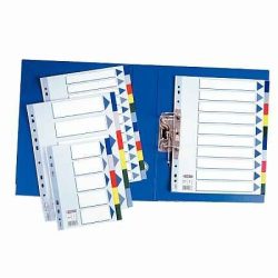 Regiszter, műanyag, A/4, 20 részes, ESSELTE