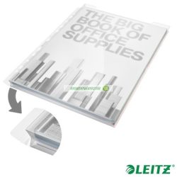   Genotherm, lefűzhető, A4, 180 mikron, víztiszta felület, 20 mm, LEITZ "Jumbo"