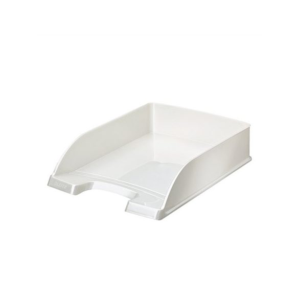 Irattálca, műanyag, LEITZ "Wow", fehér