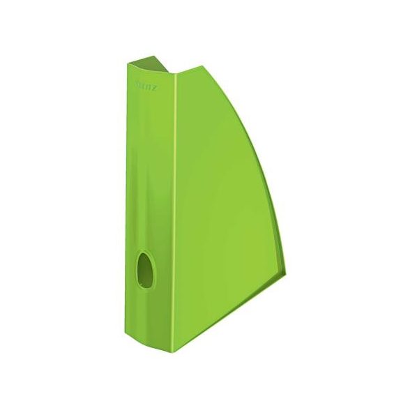 Iratpapucs, műanyag, 60 mm, elöl nyitott, LEITZ "Wow", zöld
