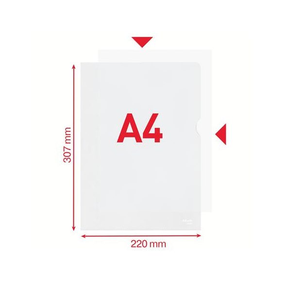 Genotherm, "L", A/4, 115 mikron, narancsos felület, ESSELTE "Standard"