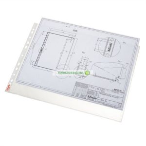 Genotherm, lefűzhető, A3, 75 mikron, narancsos felület, fekvő, ESSELTE