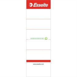   Cserecímke, iratrendezőhöz, kétoldalas, 50x158 mm, ESSELTE, fehér