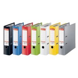   Iratrendező, 80 mm, A/4, PP, élvédő sínnel, ESSELTE "Standard Plus"