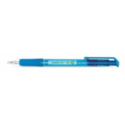   Golyóstoll, 0,4 mm, nyomógombos, FLEXOFFICE "EasyGrip", kék