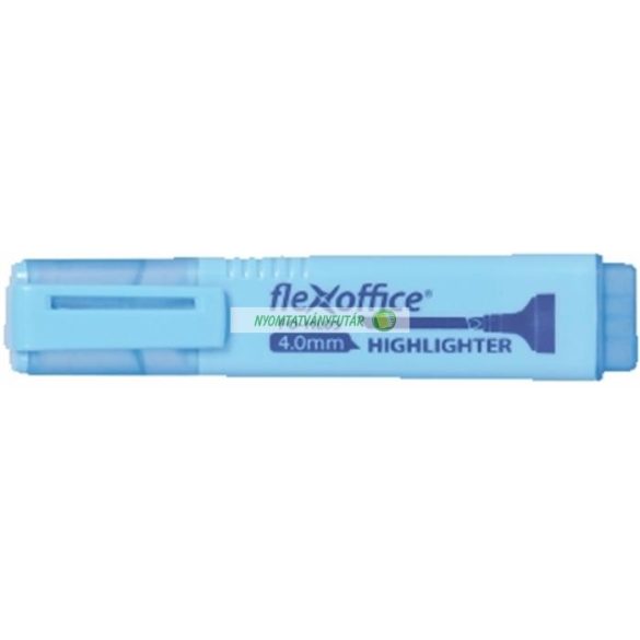 Szövegkiemelő, 1-4 mm, FLEXOFFICE "HL05", kék