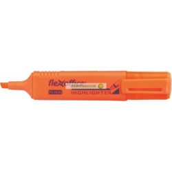   Szövegkiemelő, 1-4 mm, FLEXOFFICE "HL05", narancs