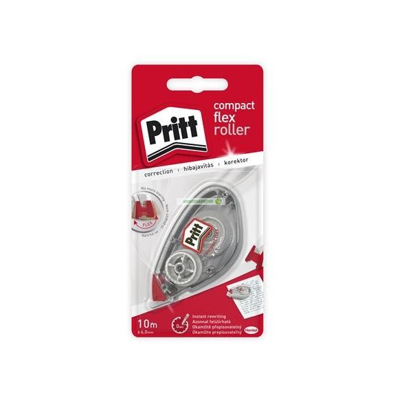 Hibajavító roller, 6 mm x 10 m, HENKEL "Pritt Compact Roller"