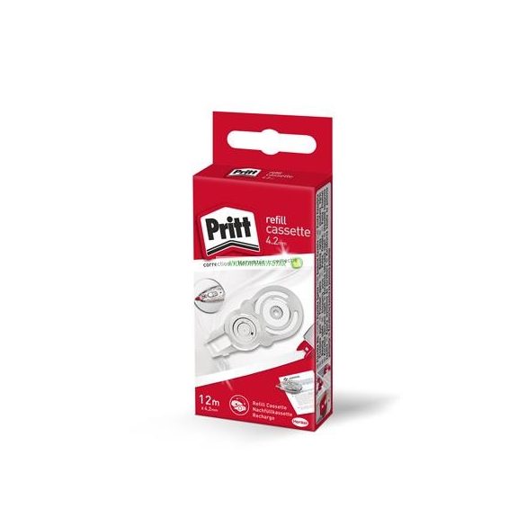 Utántöltő kazetta, 4,2 mm x 12 m, HENKEL "Pritt"