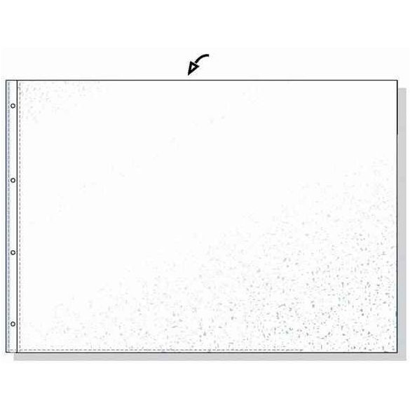 Genotherm, lefűzhető, A3, 80 mikron, narancsos felület, fekvő, REXEL