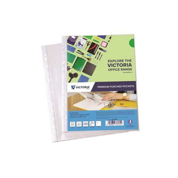 Genotherm, lefűzhető, A/4, 80 mikron, víztiszta, VICTORIA