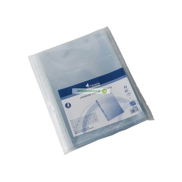 Genotherm, lefűzhető, A/4, 80 mikron, víztiszta, VICTORIA