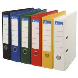   Iratrendező, 75 mm, A/4, PP/PP, élvédő sínnel, VICTORIA, "Premium"